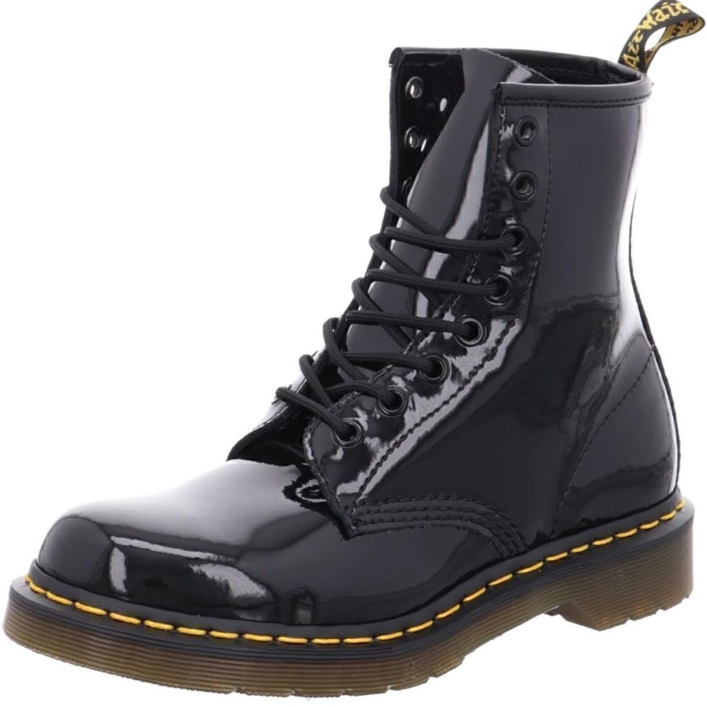 Nwt Dr. Martens 1460 Women's Patent Leather Boots Fashion Size 7